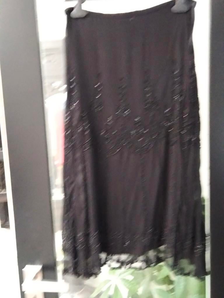 Luxe zijden rok.lengte 75 cm.Massimo Dutti.maat 38., Ophalen of Verzenden, Zo goed als nieuw, Maat 38/40 (M)