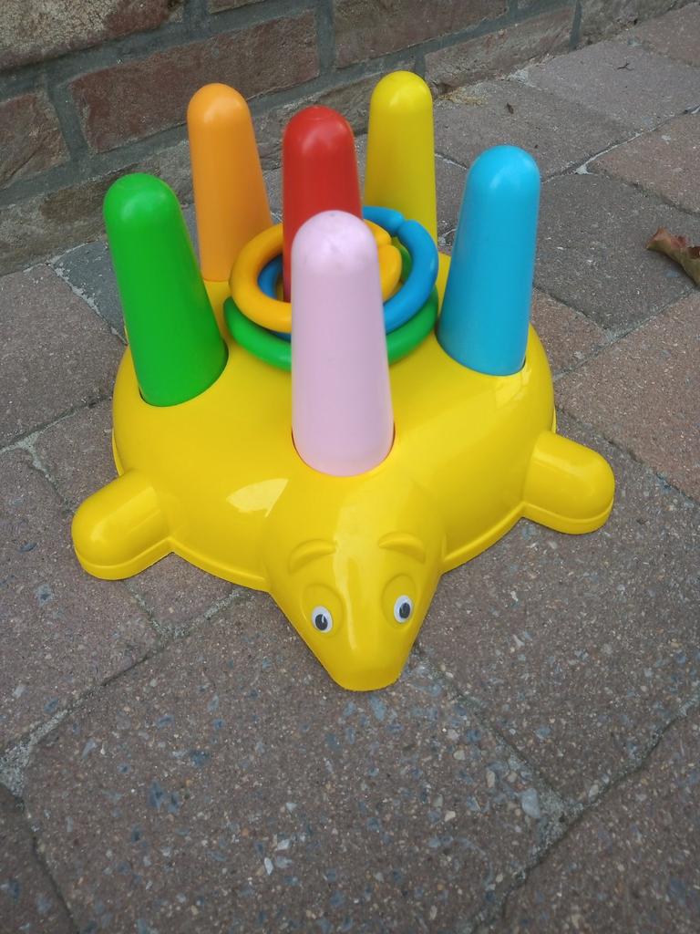 Egel kegel/ring spel, Kinderen en Baby's, Ophalen, Zo goed als nieuw