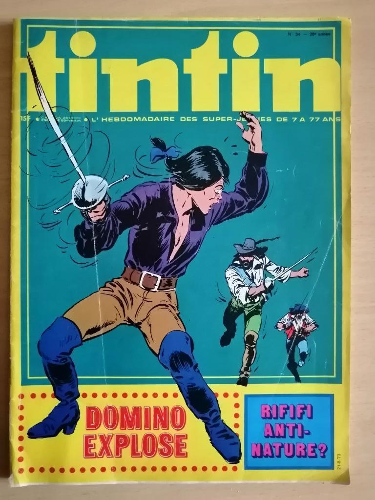 Le journal de Tintin numéro 34 - 1973, Enlèvement ou Envoi, Journal