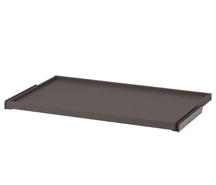 Ikea Pax uittrekbare plank donkergrijs 100x58 cm Nieuw, Ophalen, Nieuw, Kast