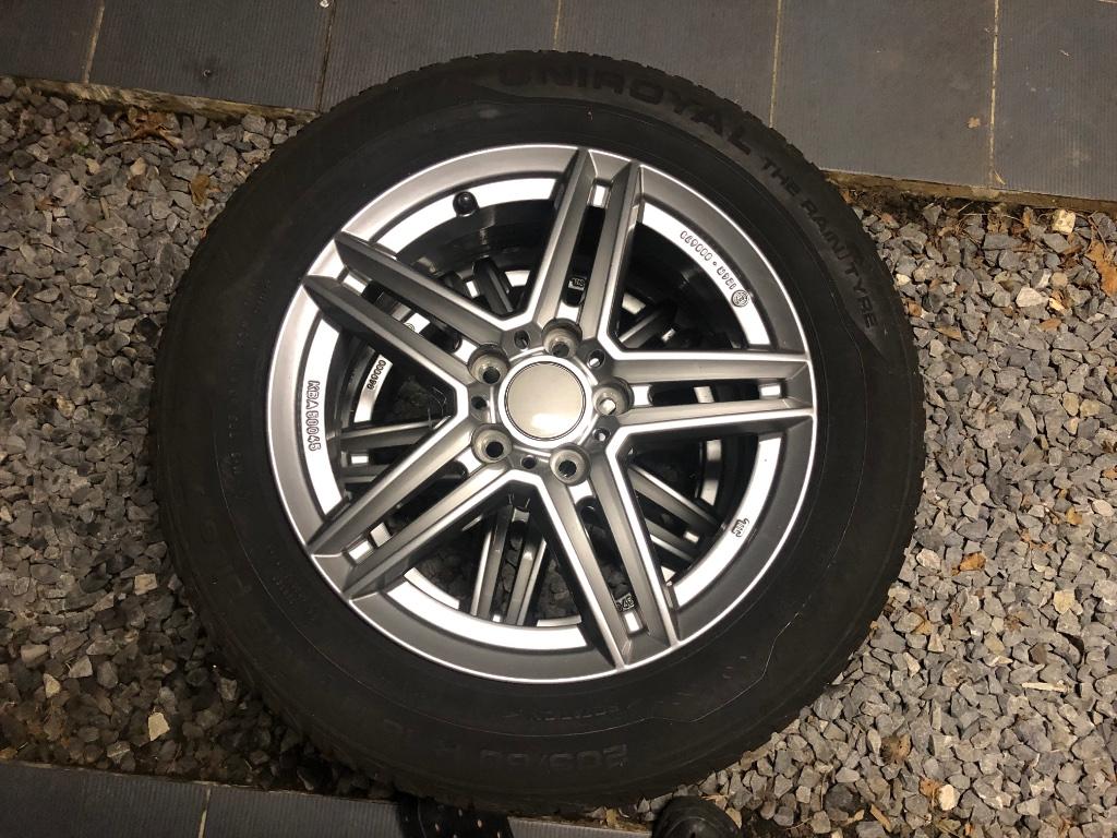 WINTERBANDEN**UNIROYAL**+STALENVELG  205/60 R16 H MS PLUS, Ophalen, 16 inch, Band(en), 205 mm