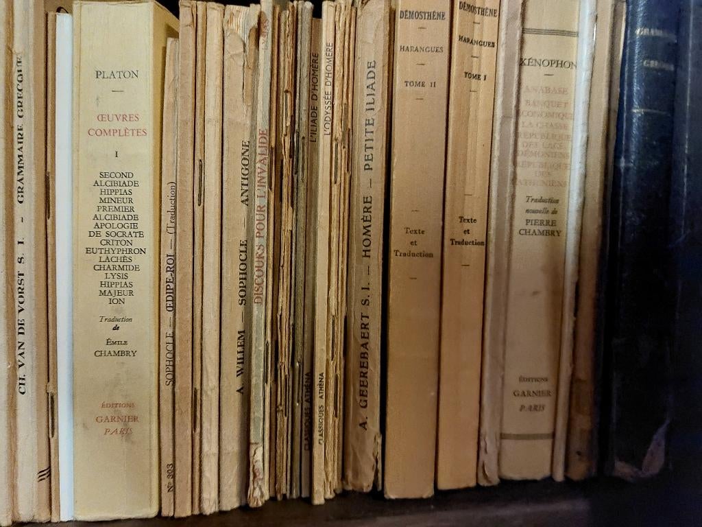 Livres de grec, Enlèvement, Divers auteurs, Alpha, Enseignement supérieur