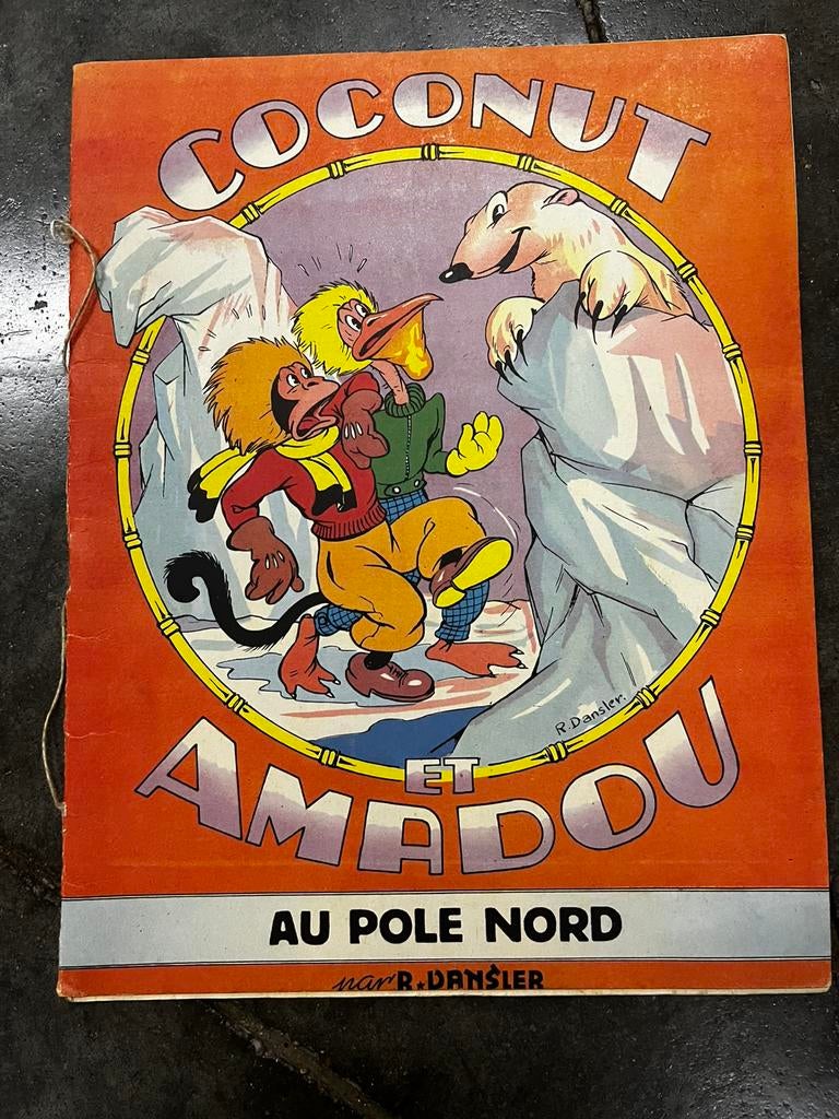 Coconut et Amadou au Pôle Nord – klassieke strip, Ophalen of Verzenden, Zo goed als nieuw