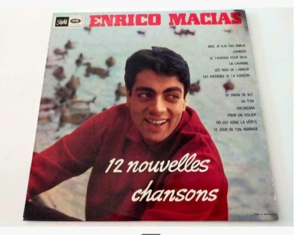 Vinyle LP Enrico Macias 12 nouvelles chansons French Pop, Enlèvement ou Envoi, 12 pouces
