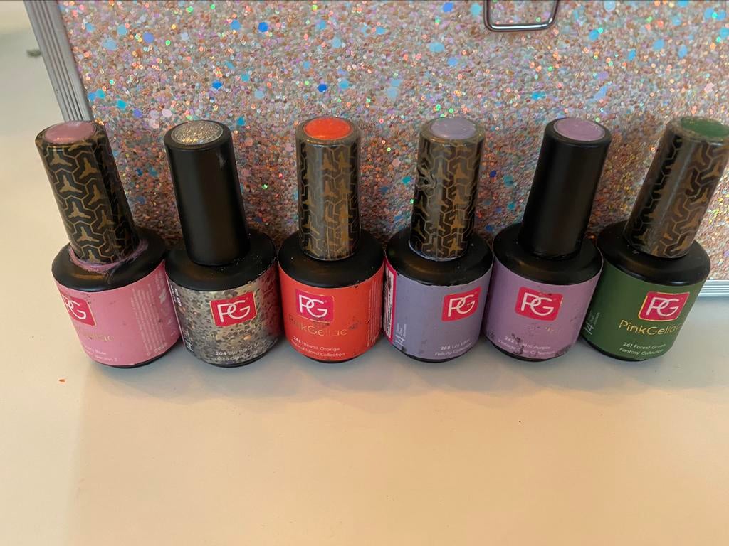 Pink Gellac 5 flesjes, Enlèvement ou Envoi, Utilisé