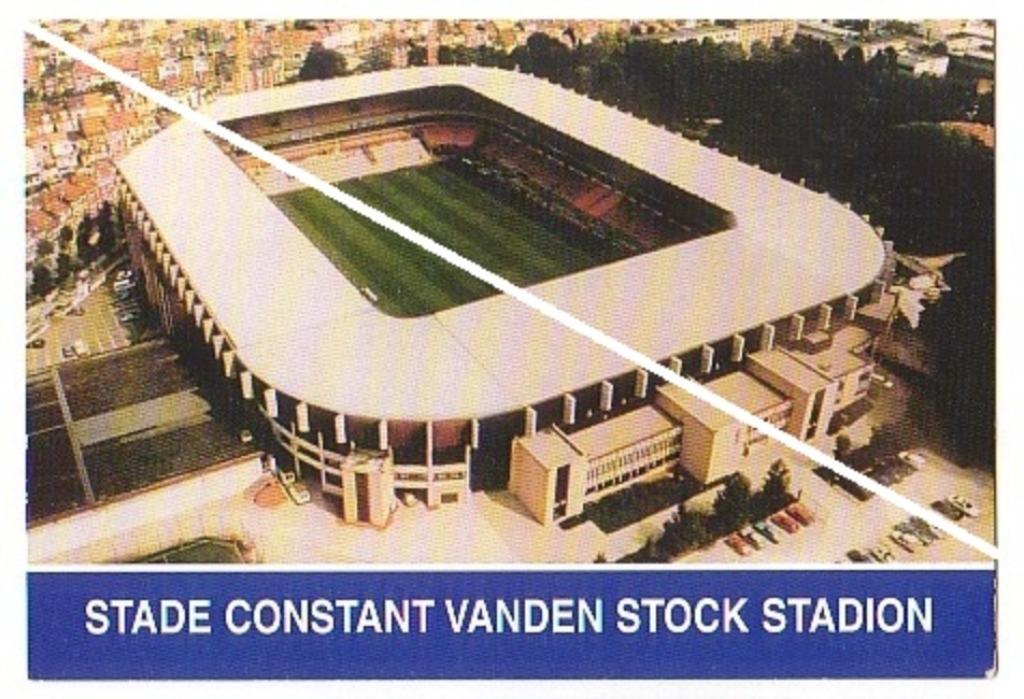 RSC Anderlecht/Photo : Stade Constant Vanden Stock/RSCA, Collections, Articles de Sport & Football, Utilisé, Cartes de joueur