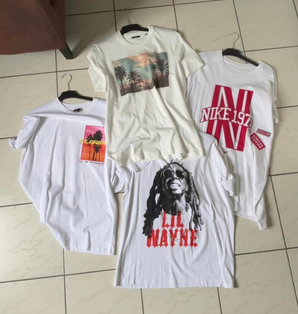 4 Tshirts, Sports & Fitness, Baseball & Softball, Enlèvement, Comme neuf, Vêtements