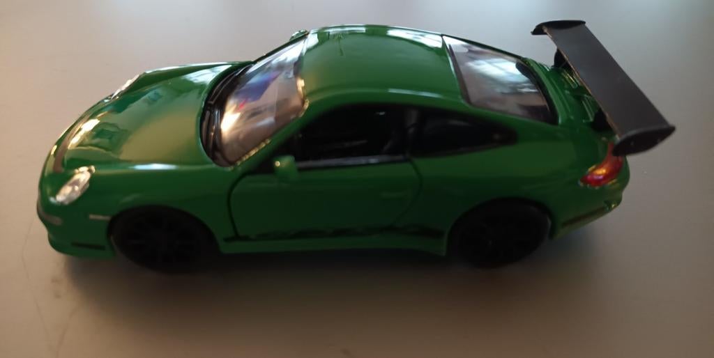 7 schaalmodellen (22cm) 1:24 - Mercedes-Porche., Ophalen