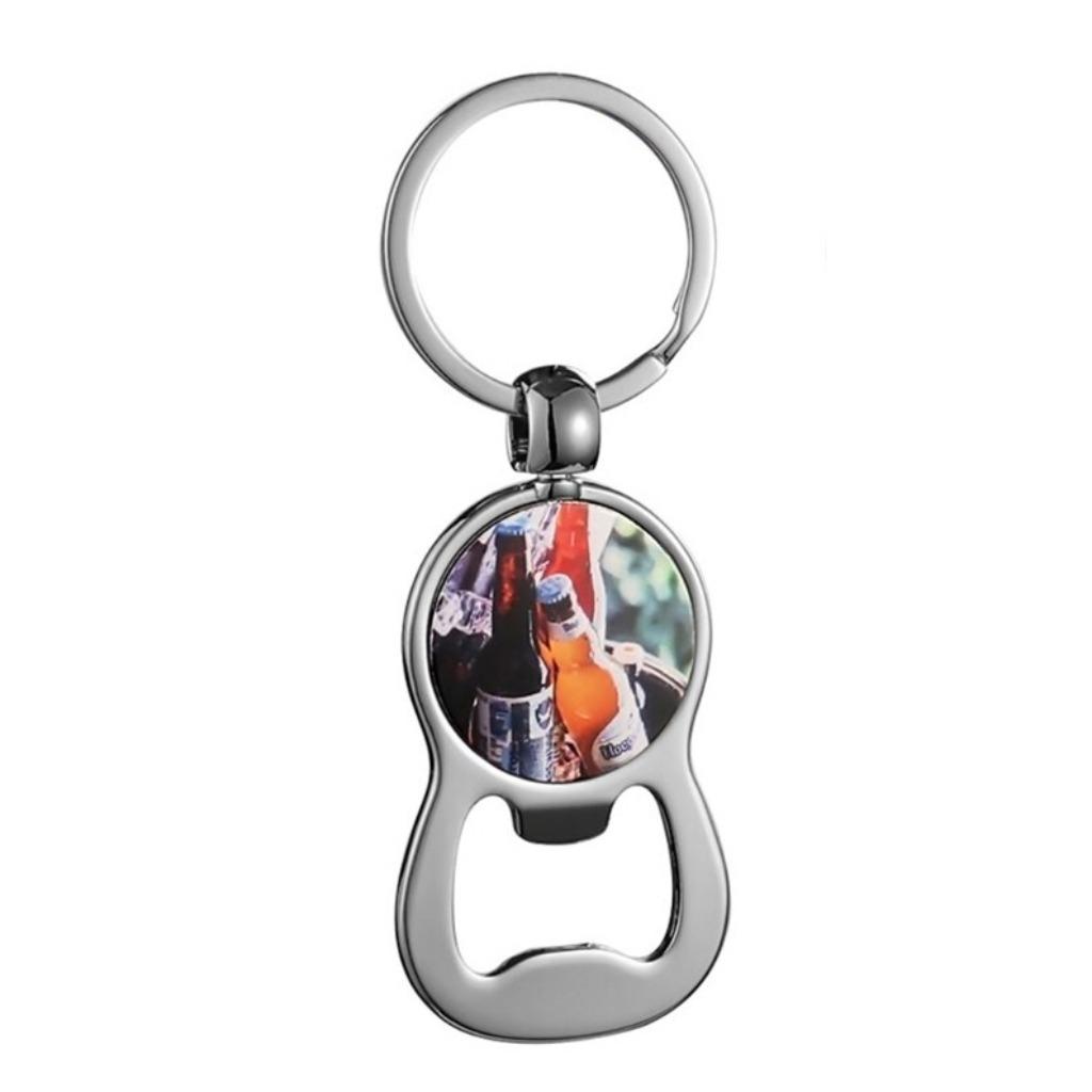 Een sleutelhanger met biersleutel met persoonlijke boodschap, Ophalen of Verzenden, Nieuw, Flesopener