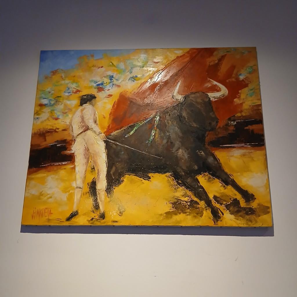 Œuvre Originale Signée J.J. Marietta 1995, Antiquités & Art, Enlèvement ou Envoi