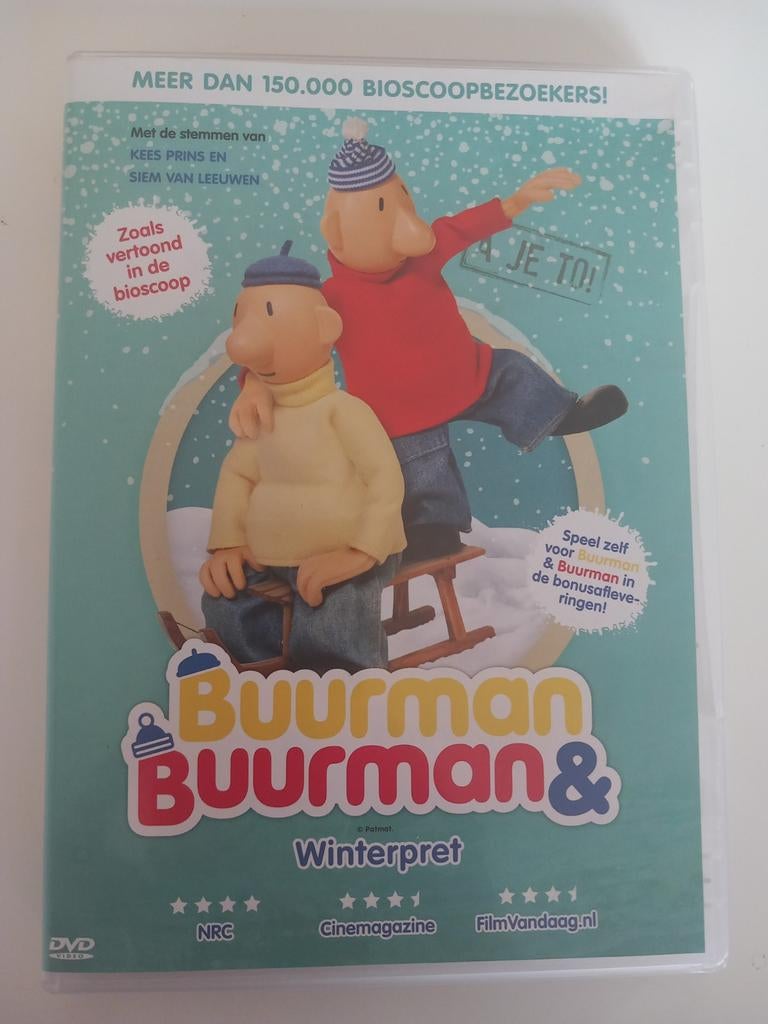 Dvd Buurman & Buurman ; Winterpret (De speelfilm) AANRADER, Cd's en Dvd's, Ophalen of Verzenden, Zo goed als nieuw, Europees, Poppen of Stop-motion
