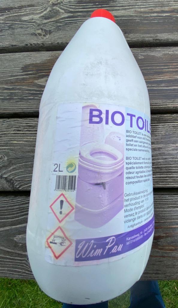 Bio toilet product WimPau 3/4 vol -  2 liter camping, Caravans en Kamperen, Ophalen of Verzenden, Gebruikt