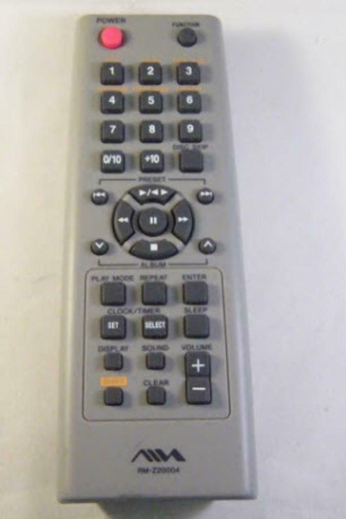 Afstandsbediening Aiwa RM-Z20004, Ophalen of Verzenden, Gebruikt, Dvd-speler, Overige merken