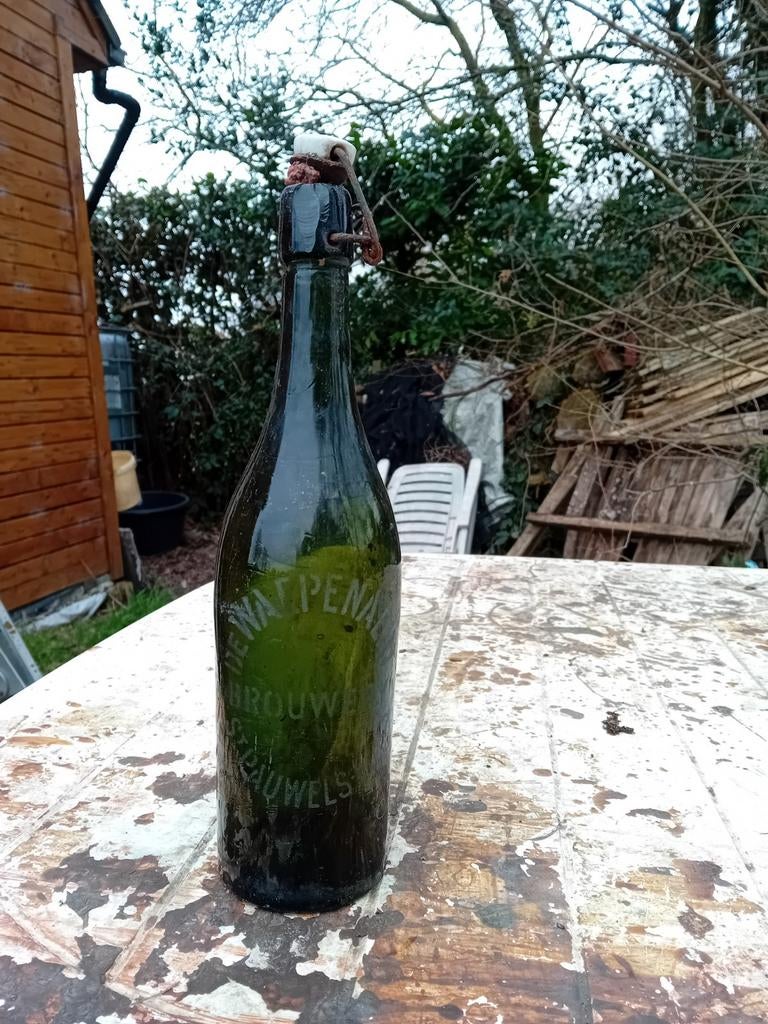 Oude vintage bierfles brouwerij De Waepenaert Sint Pauwels, Ophalen of Verzenden
