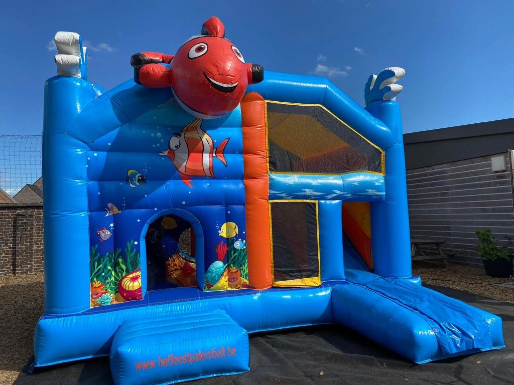 Verhuur springkasteel Nemo met glijbaan, Verzenden
