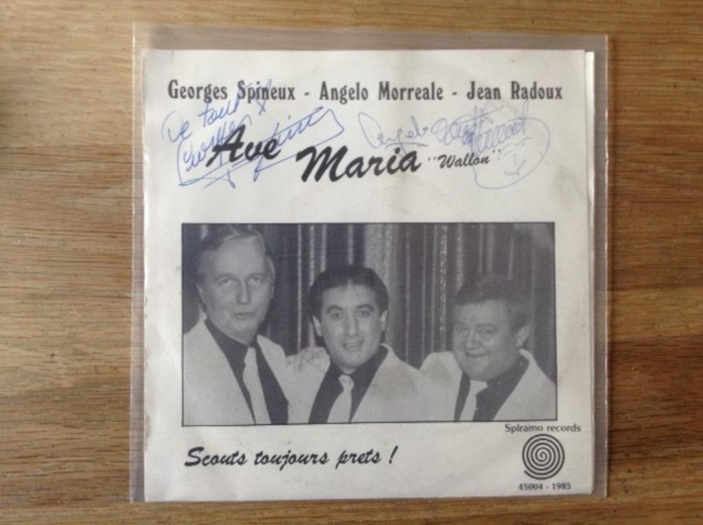 single georges spineux, angelo morreale, jean Radoux, Enlèvement ou Envoi, 7 pouces, Pop, Single