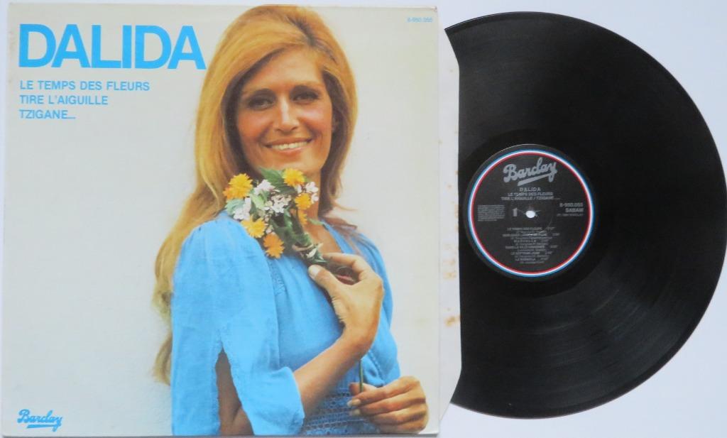Dalida - Le temps des fleurs tire l'aiguille tzigane... Lp, Enlèvement ou Envoi, Utilisé, 12 pouces