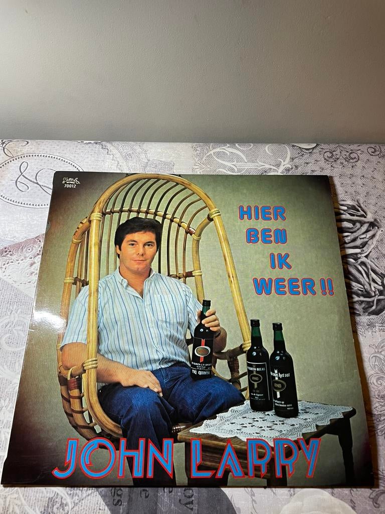John Larry – Hier Ben Ik Weer, Cd's en Dvd's, Vinyl | Nederlandstalig, Ophalen of Verzenden, Zo goed als nieuw