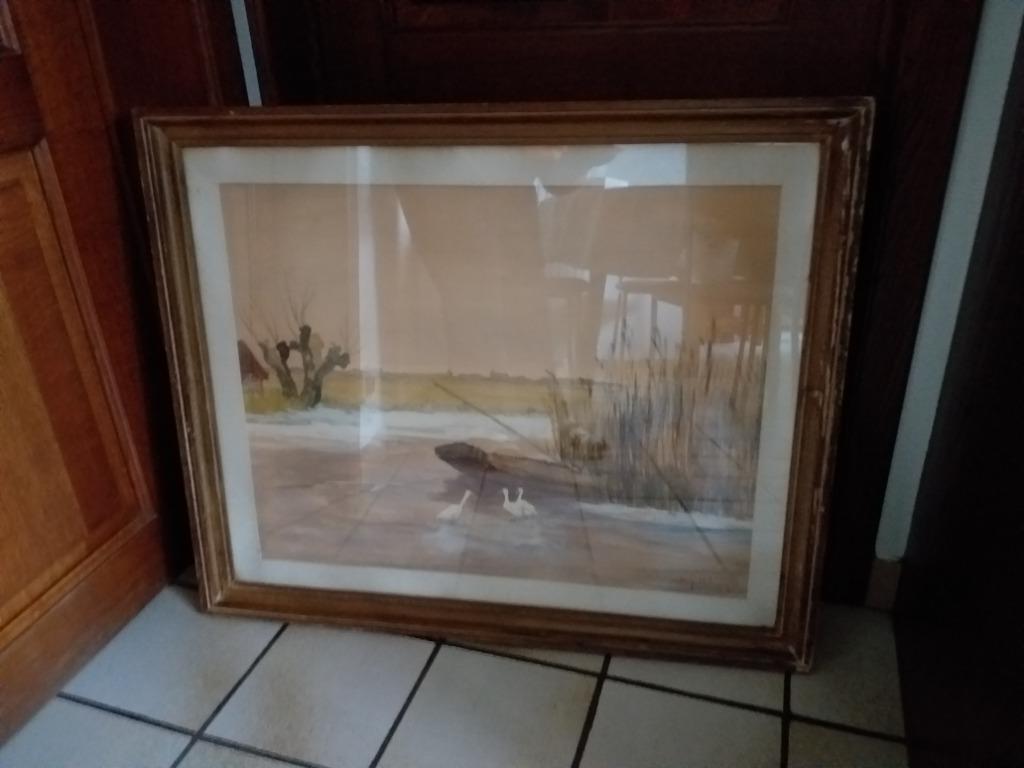 aquarel, Enlèvement