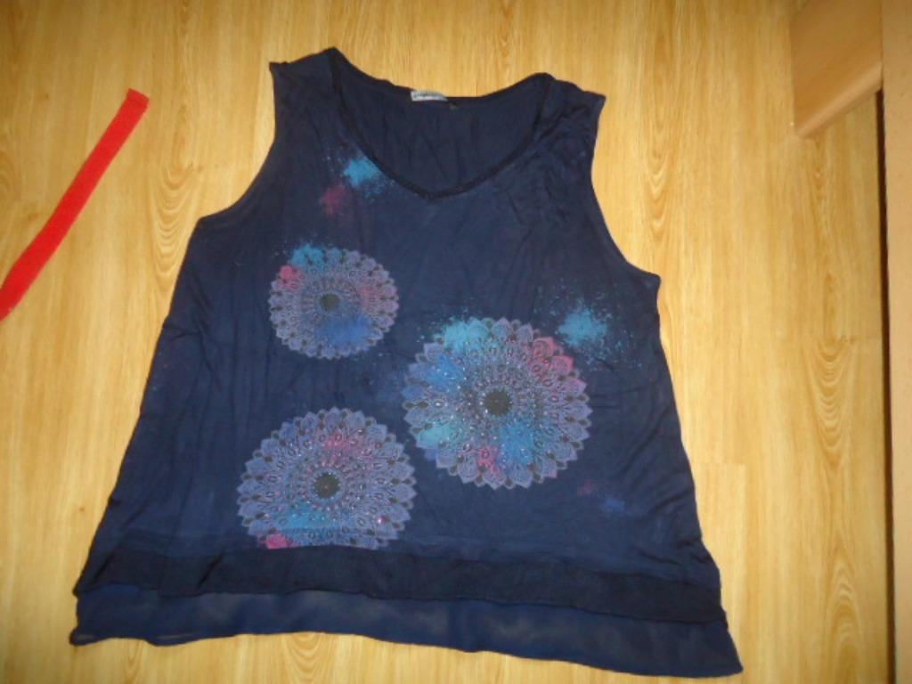 joli top DESIGUAL taille XXL, Sans manches, Taille 46/48 (XL) ou plus grande, Enlèvement ou Envoi, Comme neuf