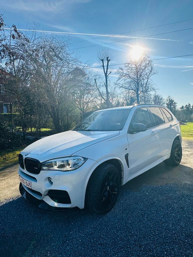 BMW X5 50d, Auto's, Automaat, 2993 cc, Wit, Leder