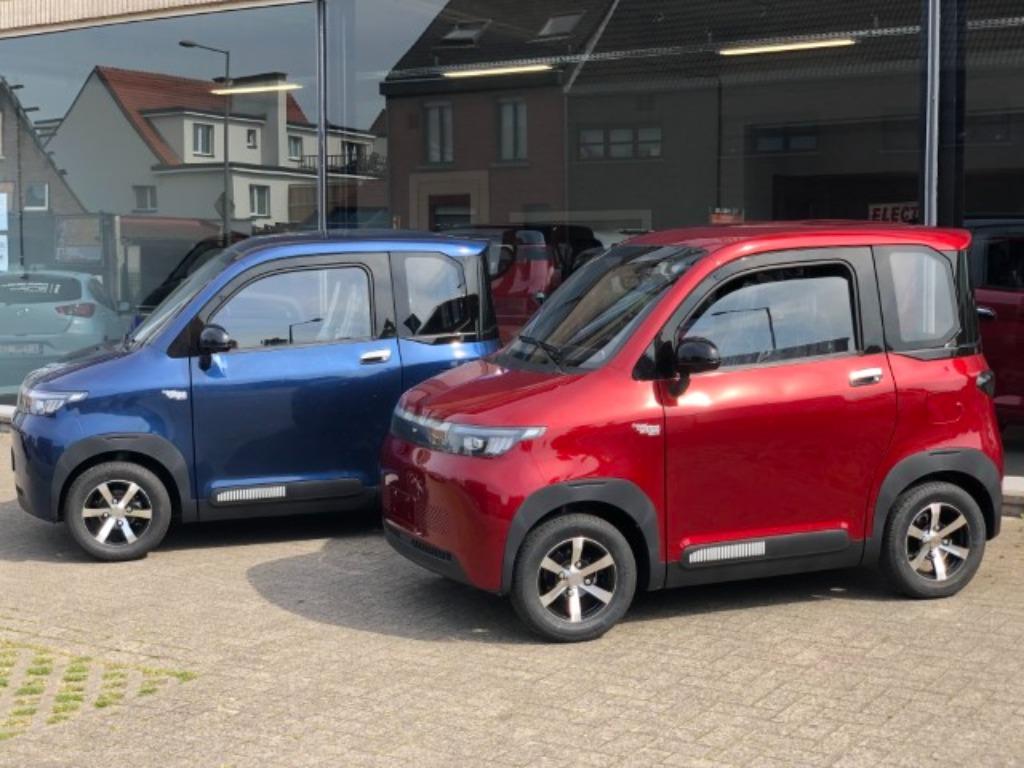 JTC  Quatro 100 % elektrische brommobiel 45 kmu, Autos, Achat, Entreprise, 2 places, Autres couleurs