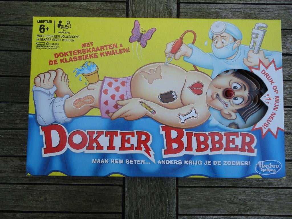 Dokter Bibber (Hasbro), Trois ou quatre joueurs, Enlèvement ou Envoi, Utilisé, HASBRO