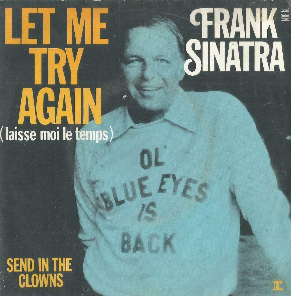 Frank Sinatra – Let me try again / Send in the clowns – Sing, Enlèvement ou Envoi, Utilisé, Pop