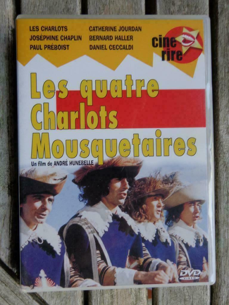 )))  Les quatre Charlots Mousquetaire  //  Les Charlots  (((, Tous les âges, Enlèvement ou Envoi, Comme neuf, Comédie d'action