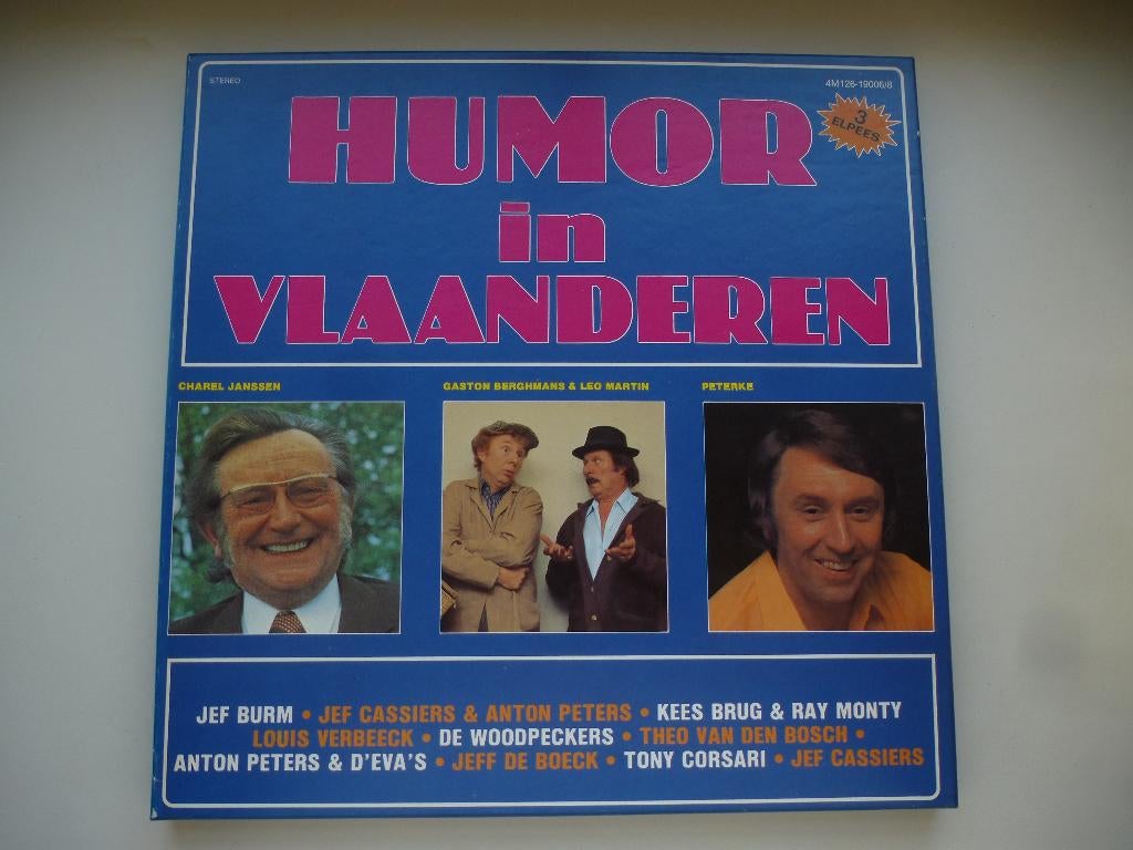 HUMOR IN VLAANDEREN     3 elpees, Ophalen of Verzenden, Zo goed als nieuw