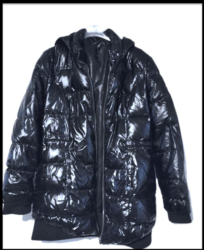 Naf Naf T40-42 donsjack winterjas voor dames met capuchon, Kleding | Dames, Maat 38/40 (M), Zwart, Ophalen of Verzenden, Naf Naf