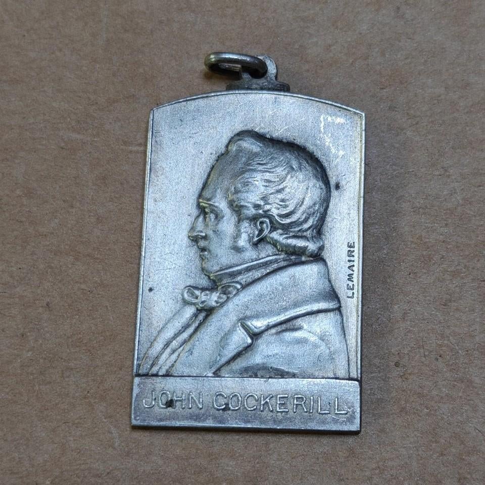 Bronzen medaille John Cockerill Lemaire Devreese, Postzegels en Munten, Penningen en Medailles, Brons, Ophalen of Verzenden