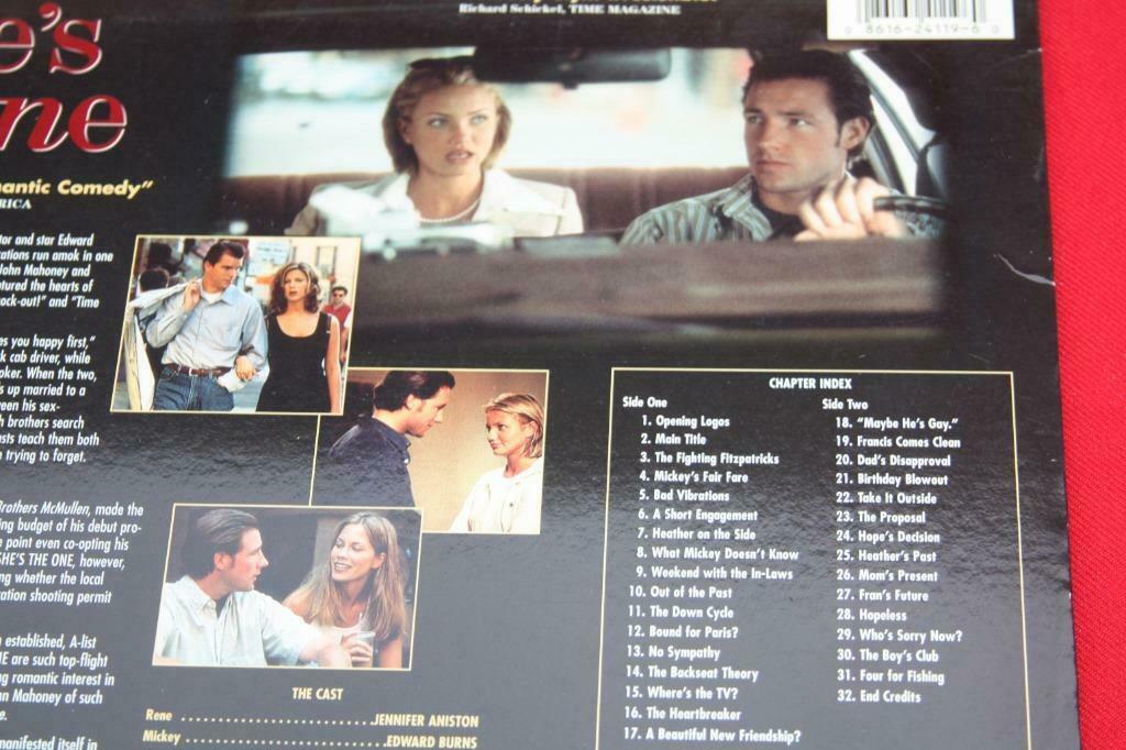 Widescreen Laserdisc film "She's the one" 1 disc, Collections, Enlèvement ou Envoi, Comme neuf, Film, Autres types