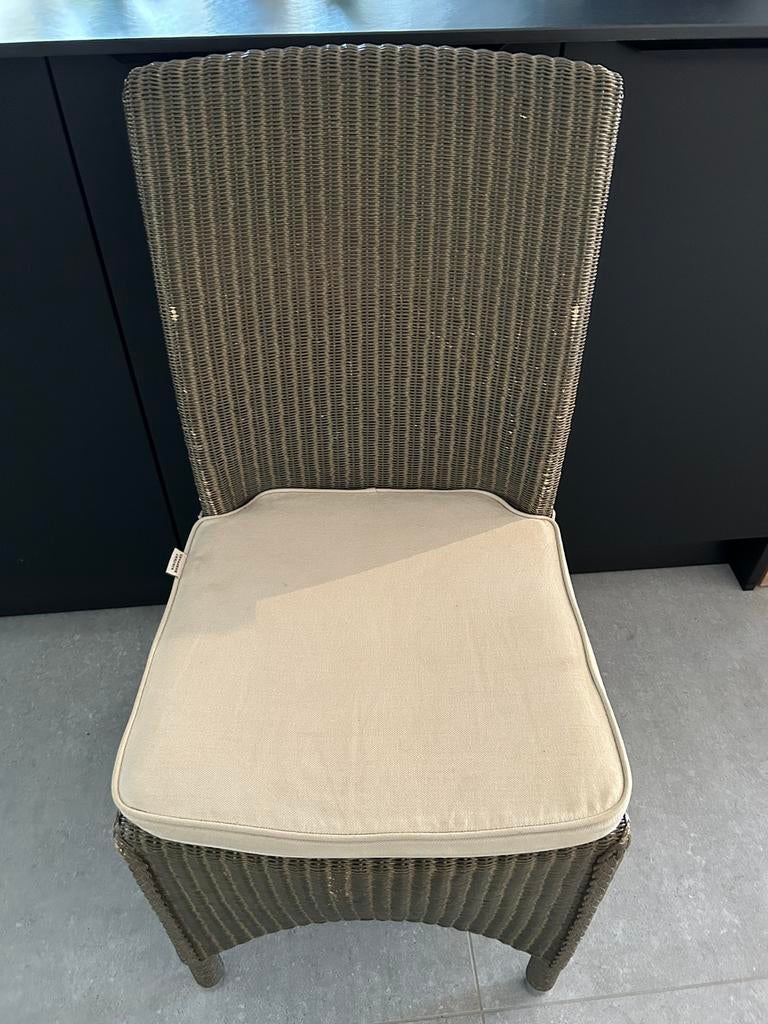 Mooie massieve eiken keukentafel met 6 bijhorende stoelen, Enlèvement, Utilisé