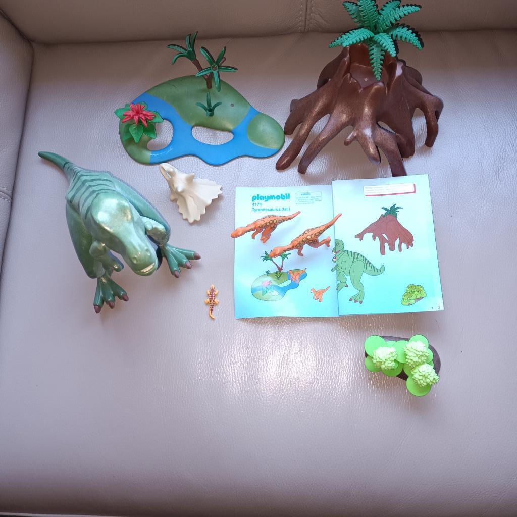 Playmobil 4171 dinosaure Tyrannosaure et ses 2 petits, Enlèvement ou Envoi, Utilisé