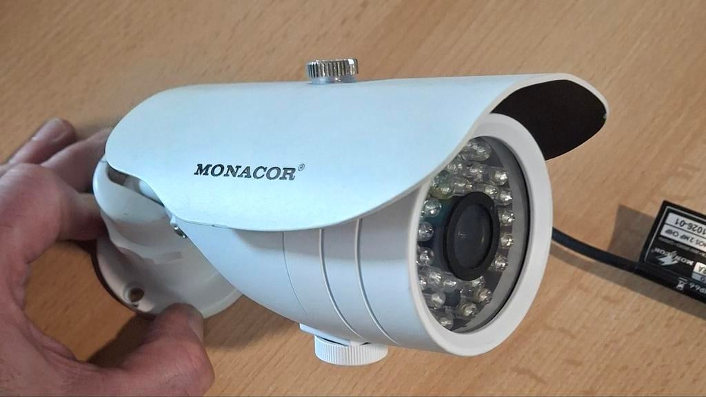 Caméra de surveillance bullet Monacor 2MP CMOS avec vision n, Enlèvement ou Envoi
