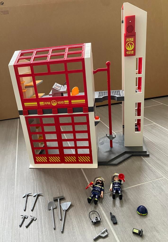 Playmobil brandweerkazerne, Enlèvement, Comme neuf