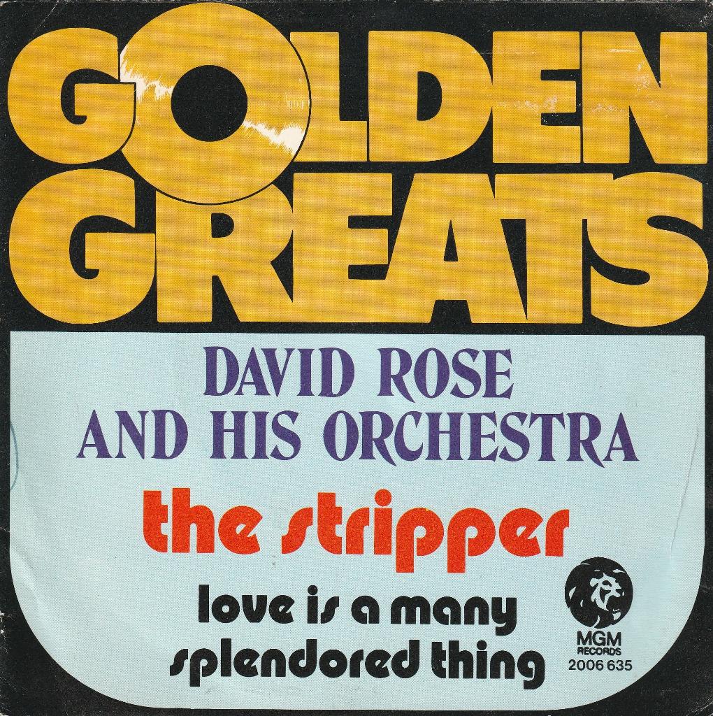David Rose & his Orchestra - The stripper, Single, Comme neuf, Pop, 7 pouces