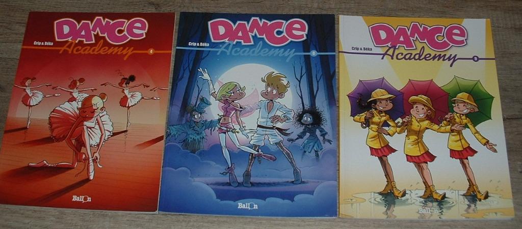 strips dance academy nrs 4-6-9 ballon media uitgave, Boeken, Meerdere stripboeken, Ophalen of Verzenden, Béka - Crip