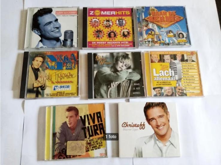8 CD's Nederlandstalig Will Tura, Christoff enz.., Cd's en Dvd's, Ophalen of Verzenden, Gebruikt