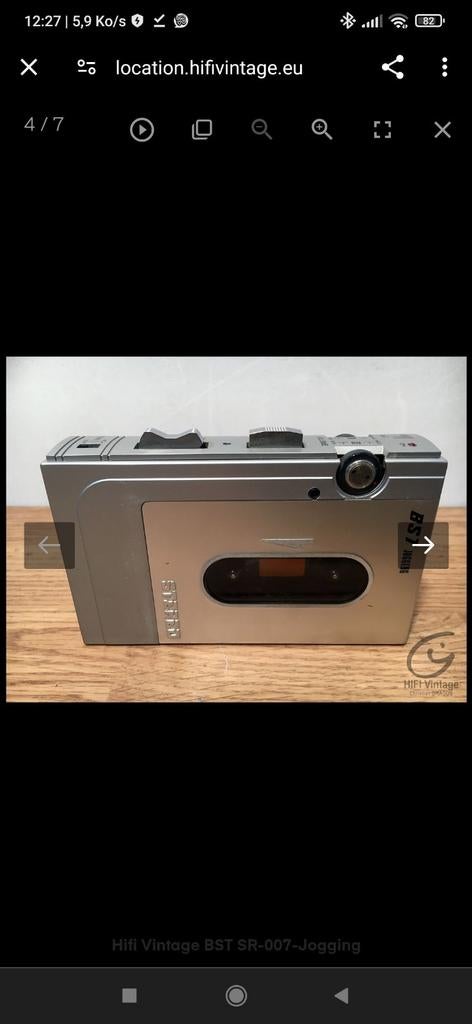 Walkman Vintage BSR SR-007, Enlèvement ou Envoi