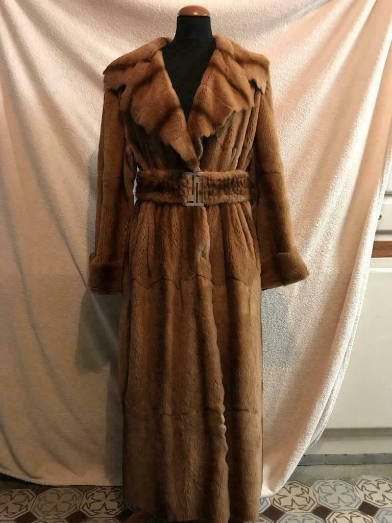 Pelsmantel - Russisch eekhoorn - Maat 36 - Vintage, Kleding | Dames, Ophalen, Bruin, Zo goed als nieuw, Vintage