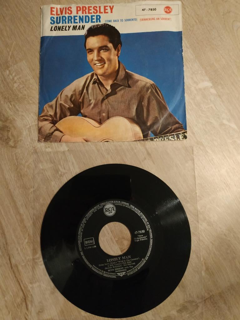ELVIS PRESLEY GEEFT ZICH OVER, Cd's en Dvd's, Vinyl | Rock, Poprock, Verzenden
