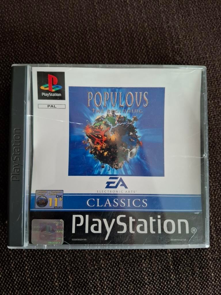 PS1 Populous : les débuts, Consoles de jeu & Jeux vidéo, Jeux | Sony PlayStation 1, Comme neuf, Enlèvement ou Envoi