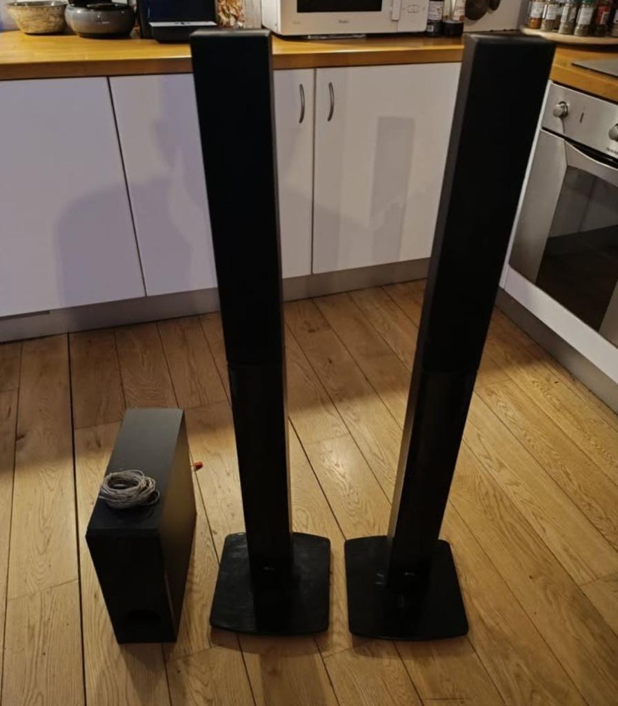 Enceintes 2.1 LG pour home cinéma, Enlèvement, Utilisé, Ensemble surround complet
