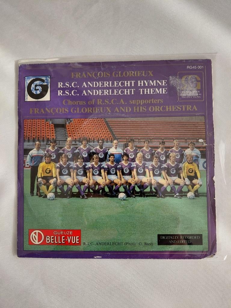 Singles 3€ het stuk / RSC Anderlecht, Enlèvement ou Envoi, Comme neuf, Single