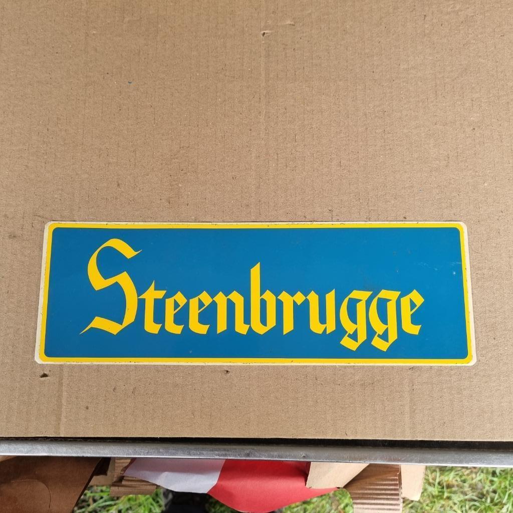Autocollant Steenbrugge, Verzamelen, Biermerken, Ophalen of Verzenden, Gebruikt, Overige typen, Overige merken