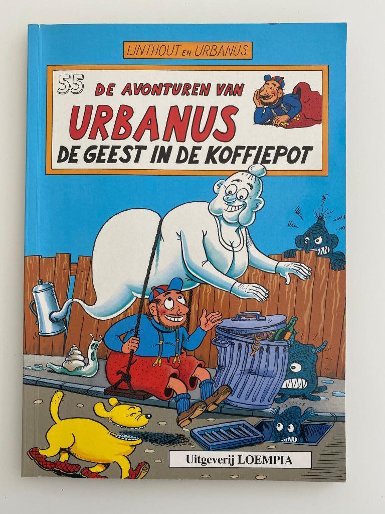 Urbanus 55 De geest in de koffiepot 1ste druk 1995, Boeken, Stripverhalen, Gelezen, Eén stripboek, Ophalen of Verzenden