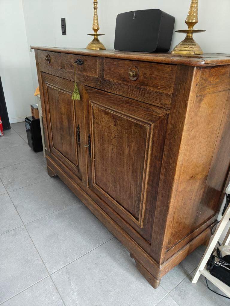 Antieke mooie houten dressoirkast, Antiek en Kunst, Antiek | Meubels | Kasten, Ophalen