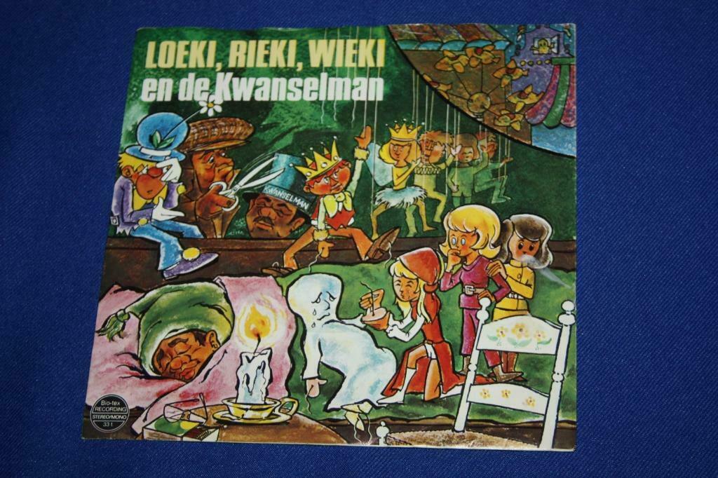 Vinyl single "Loeki, Rieki, Wieki en de Kwanselman (Bio Tex), Enlèvement ou Envoi, Single, Utilisé, Enfants et Jeunesse
